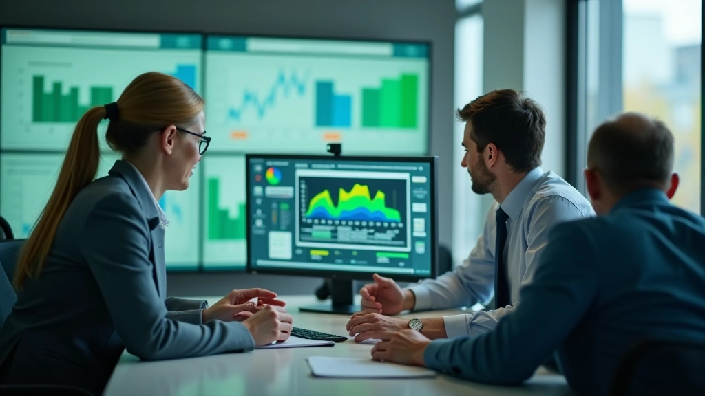 Modernes Finanzunternehmen mit Fokus auf grüne Transformation und Klimapolitik